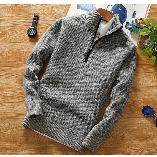 WINTER MEN´S FLEECE THICKER SWEATER